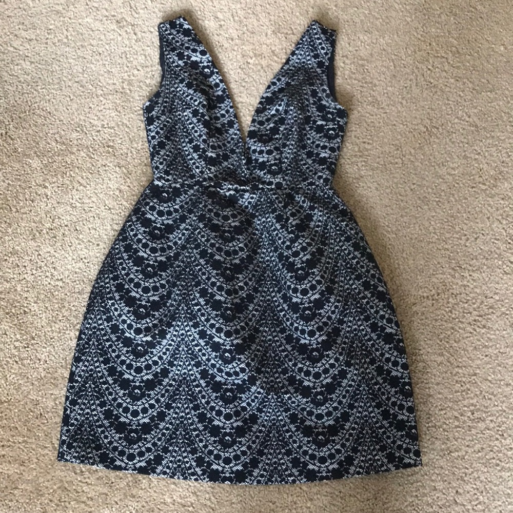 ASOS Black and White Lace Dress